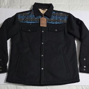 Tempco Men's Black and Blue Jacket